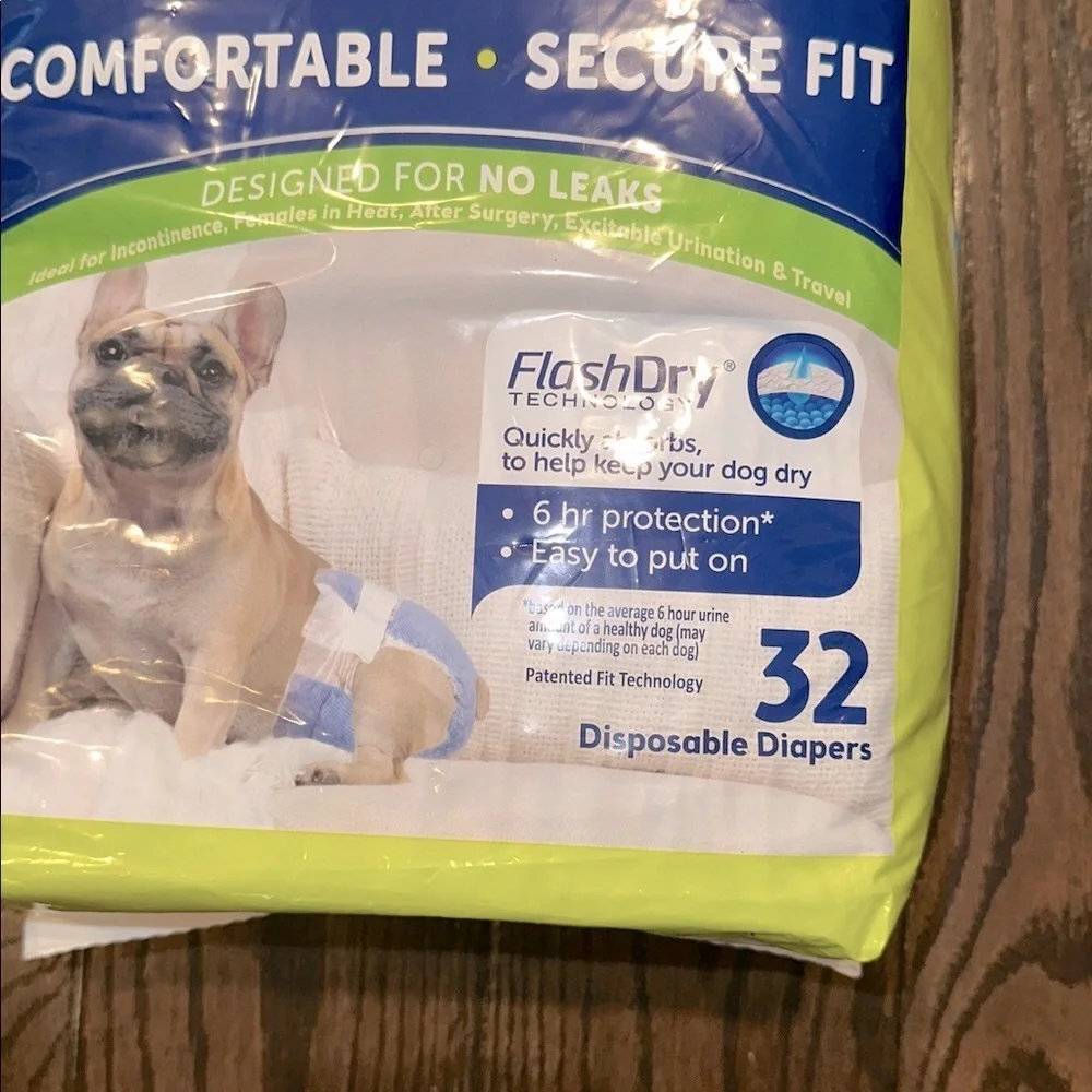 Hartz Comfitables Dog Diapers 32 count package